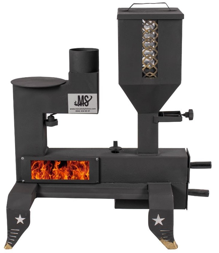 Z001 MANUEL MİNİ Z TİPİ PELET SOBA